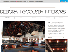 Tablet Screenshot of deborahgoolsbyinteriors.com